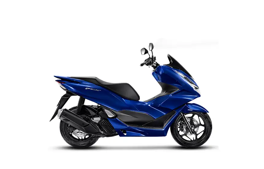 visao-da-lateral-direita-da-honda-pcx-azul